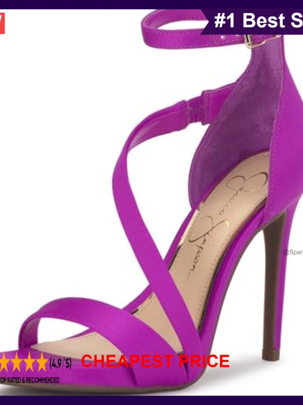 Jessica Simpson Rayli Ankle Strap Stiletto Heeled Sandals Formal Dress